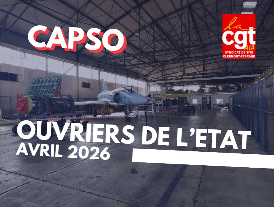 Ouvrier d'etat aia clermont